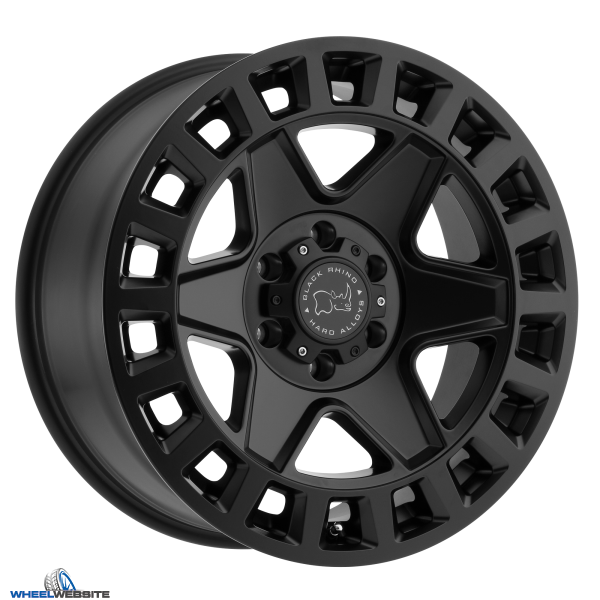 17x9 Black Rhino YRK Matte Black 6x120 12mm Offset